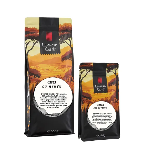 Leonard Caffe Cafea cu Mentă cafea aromatizată proaspătă