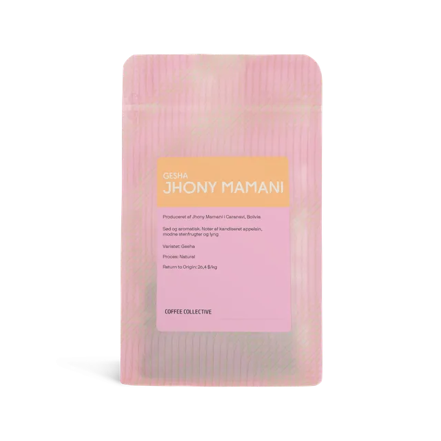 Coffee Collective Jhony Mamani Gesha cafea 200g Bolivia