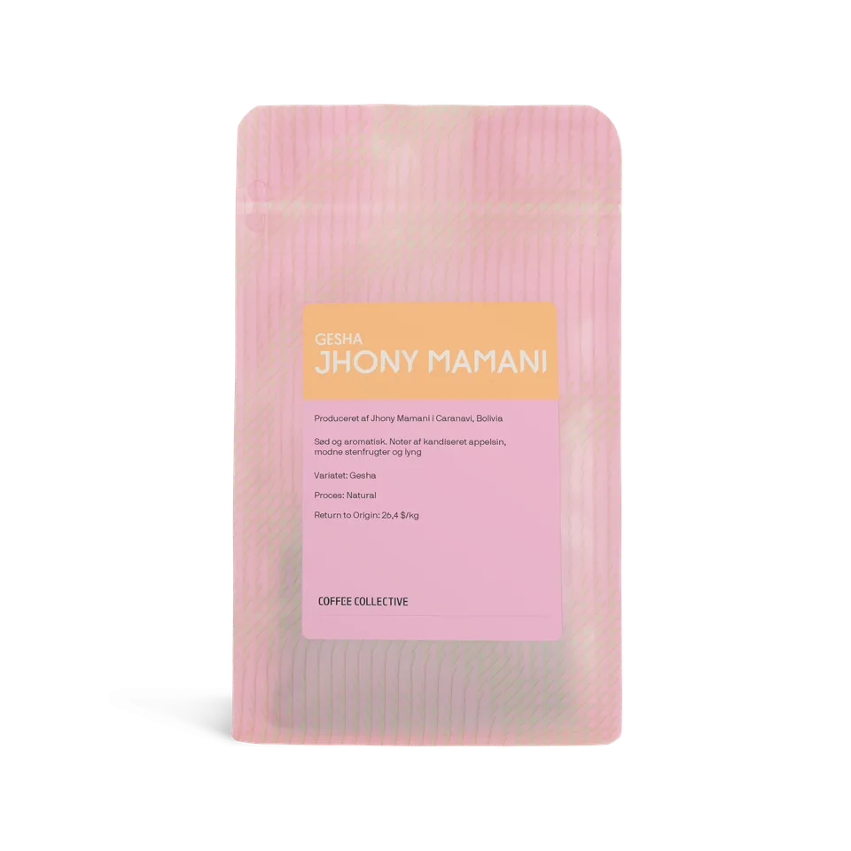 Coffee Collective Jhony Mamani Gesha cafea 200g Bolivia