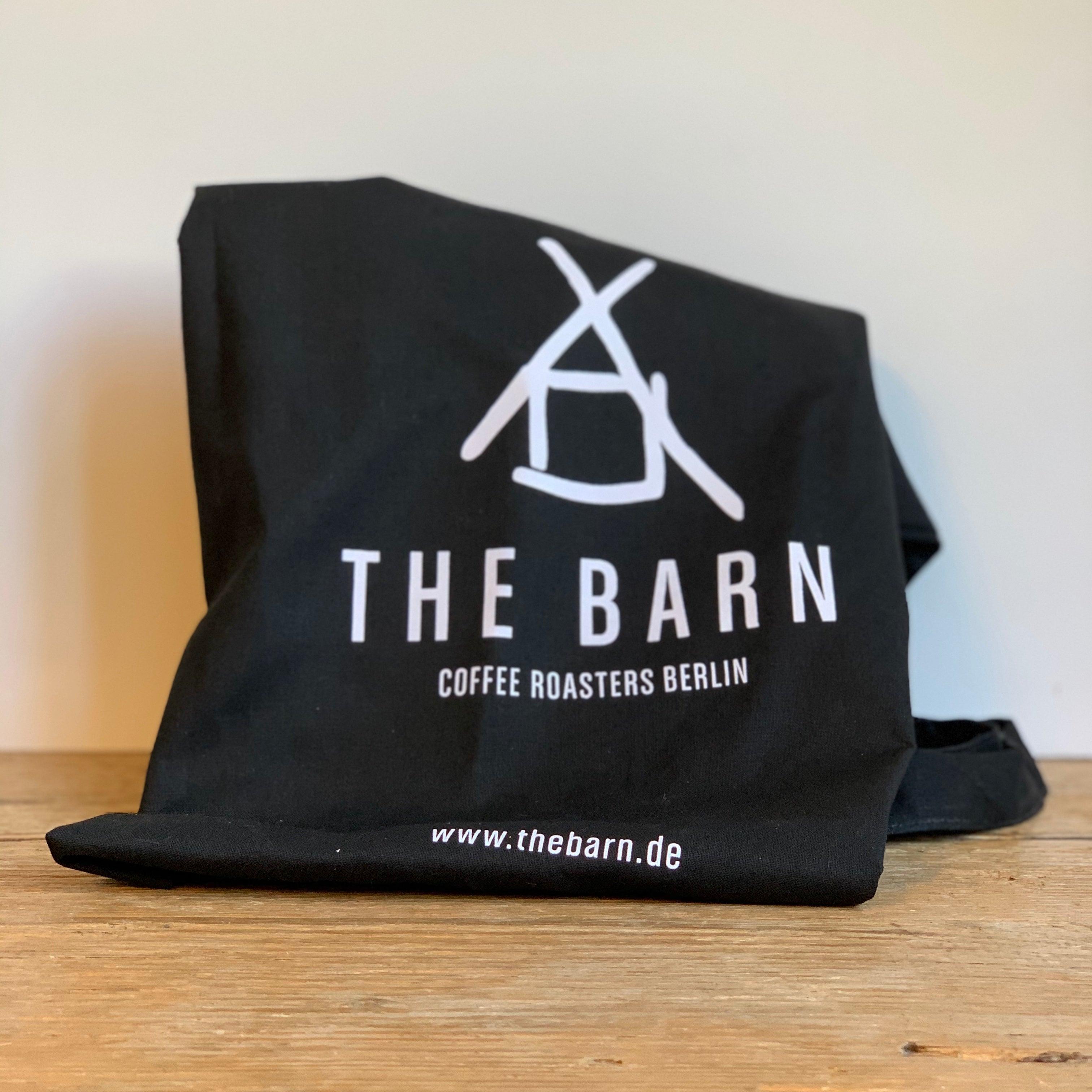 The Barn Tote Bag sacosa bumbac neagra 38x41 cm