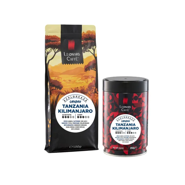 Leonard Caffe Kilimanjaro Moshi cafea boabe arabica