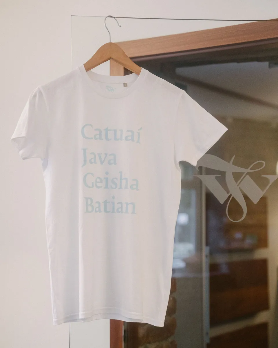 Tim Wendelboe Caballero tricou bumbac organic alb