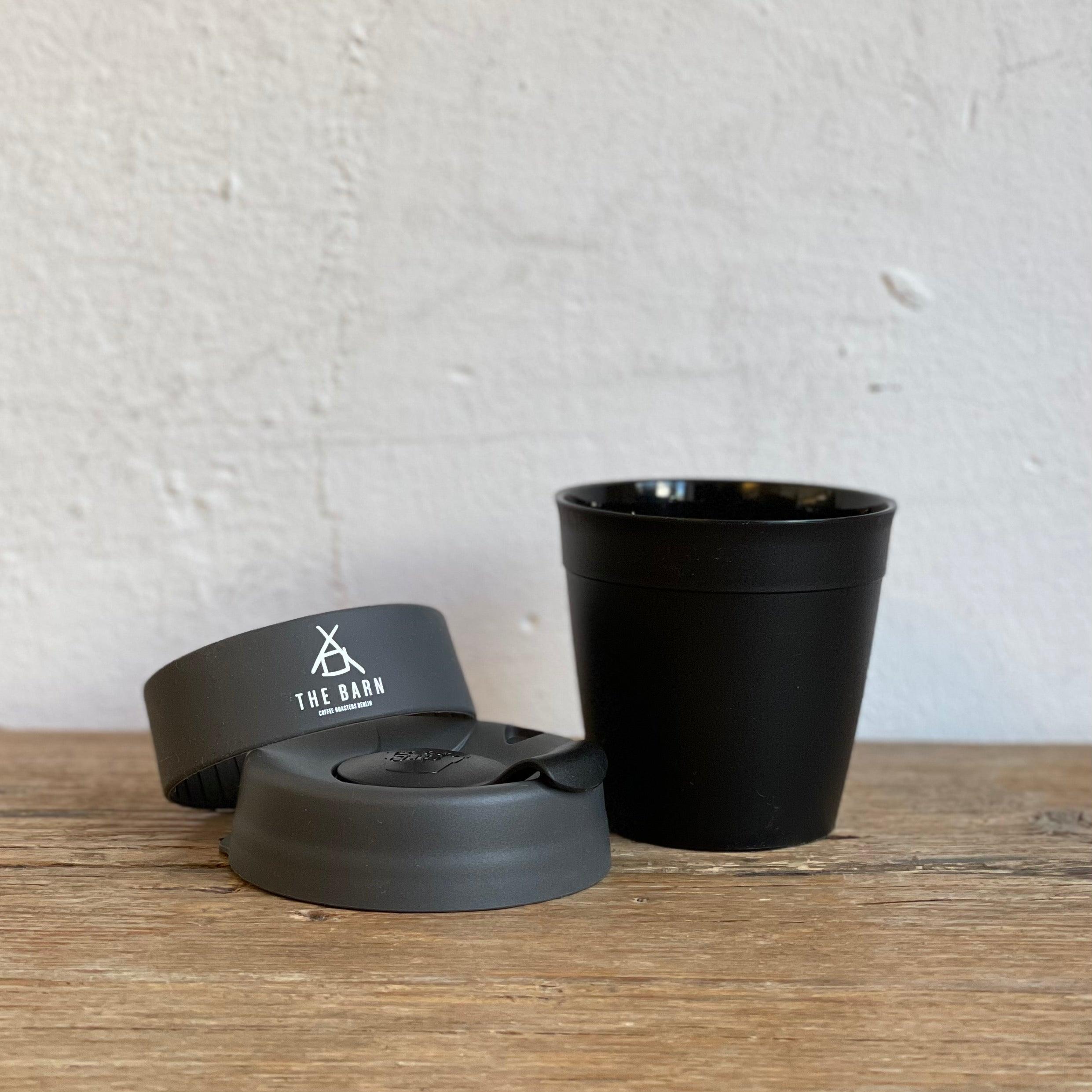 The Barn Keep Cup cana reutilizabila 8 oz neagra