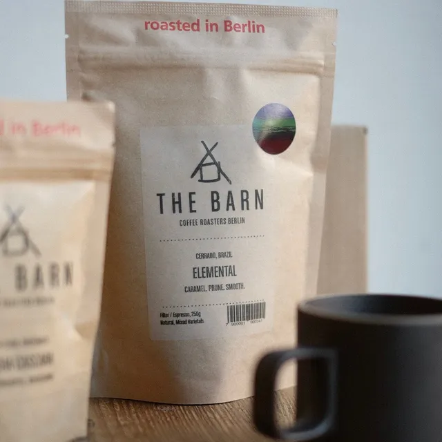 The Barn Elemental Gift Box set cadou cafea Brazilia + cana