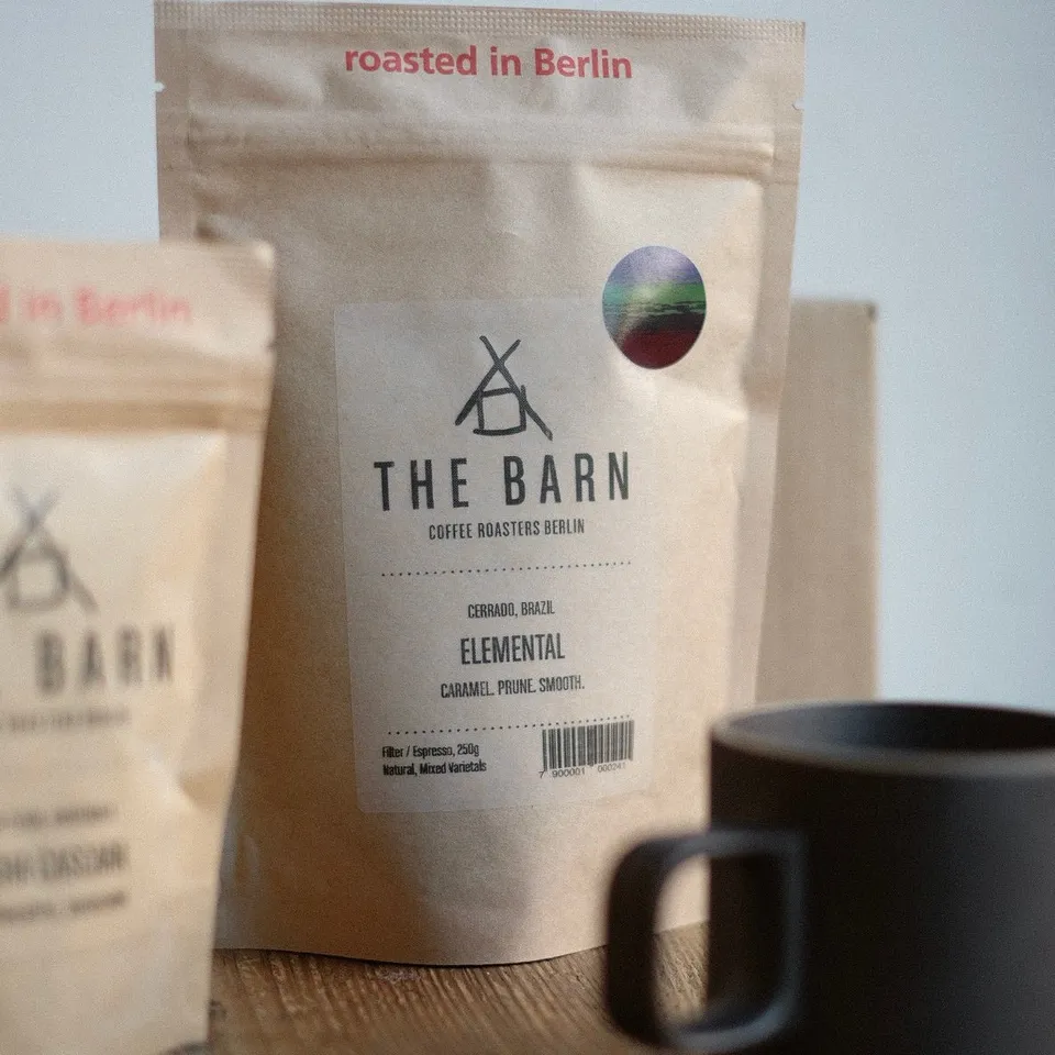 The Barn Elemental Gift Box set cadou cafea Brazilia + cana
