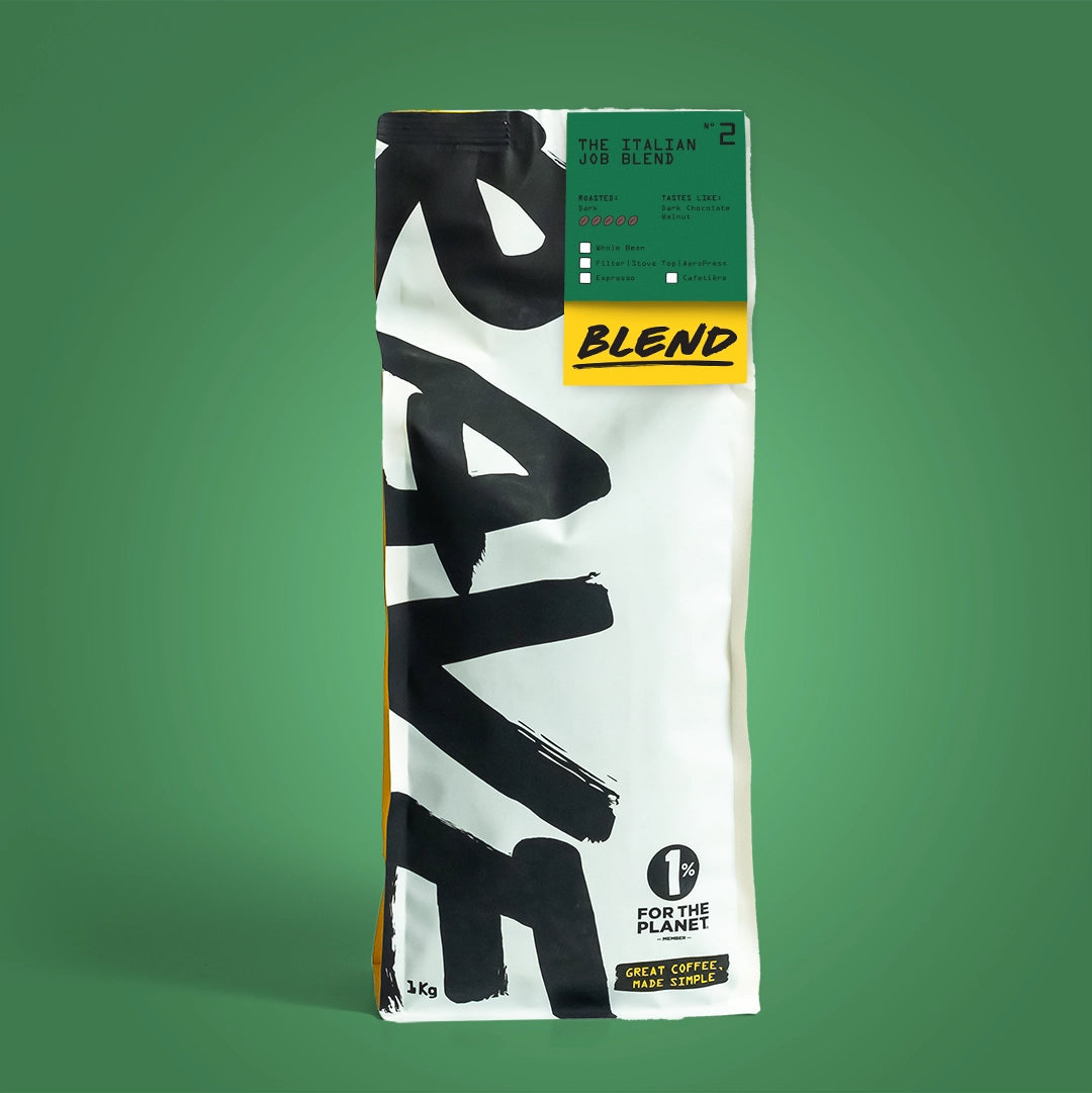 Rave Coffee Italian Job Blend Nº2 cafea boabe 250g prăjire dark
