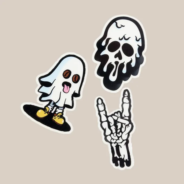 Rave Coffee Glow set stickere fosforescente 3 buc