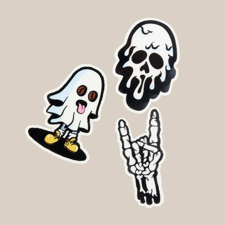 Rave Coffee Glow set stickere fosforescente 3 buc