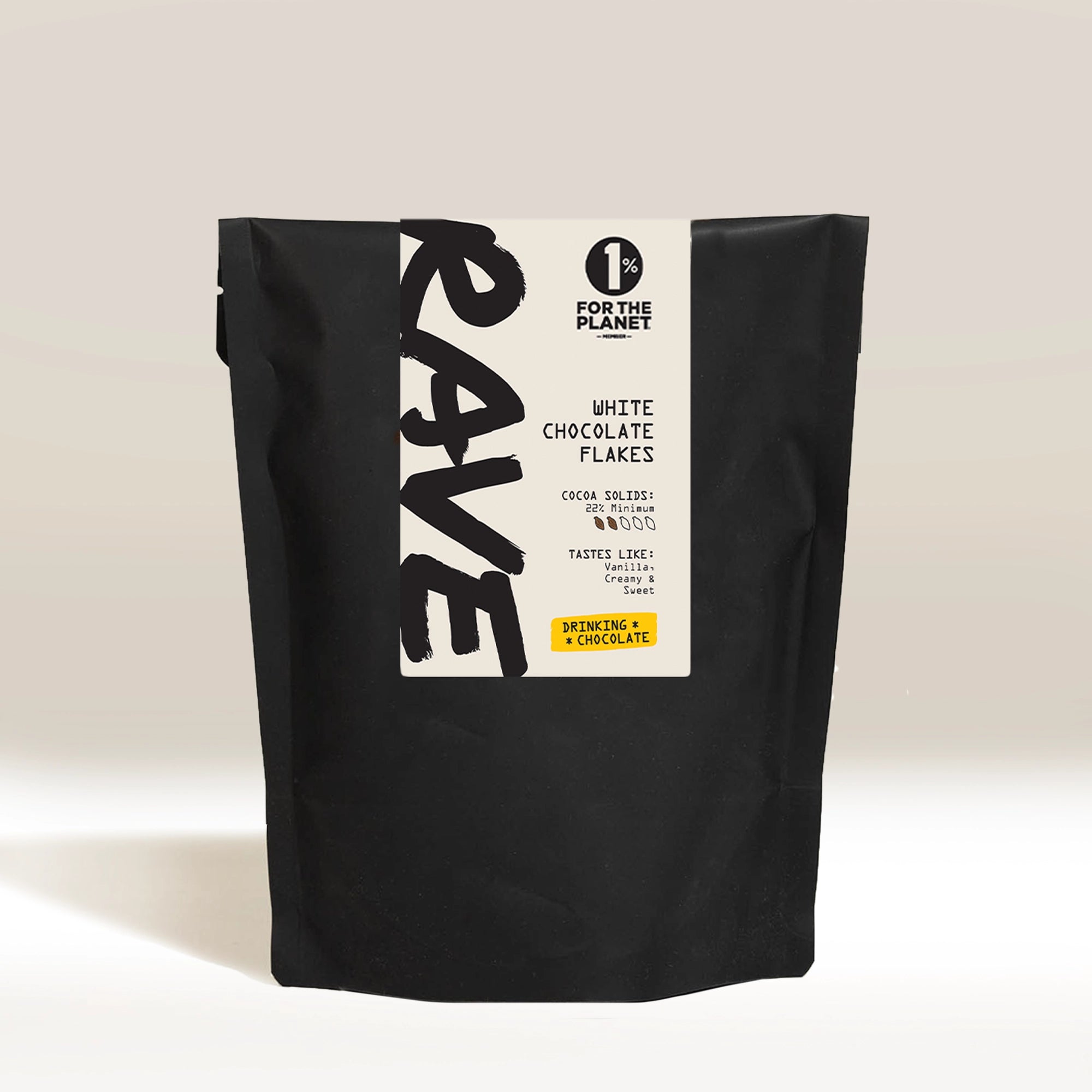 Rave Drinking Chocolate Flakes ciocolata calda dark 250g intensa