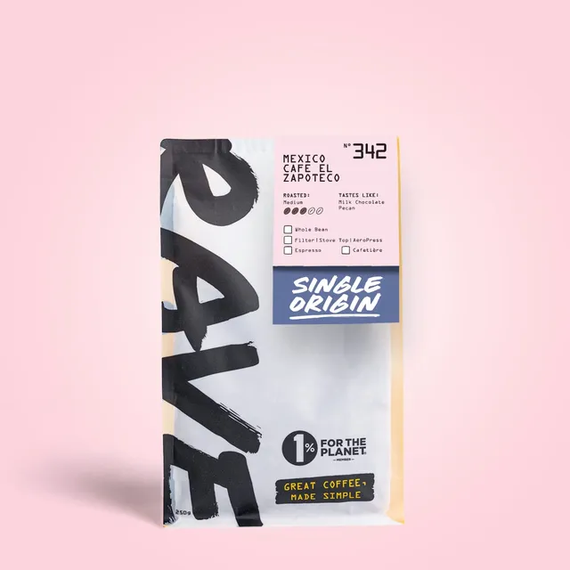 Rave Coffee Mexico El Zapoteco Nº 342 cafea boabe 250g
