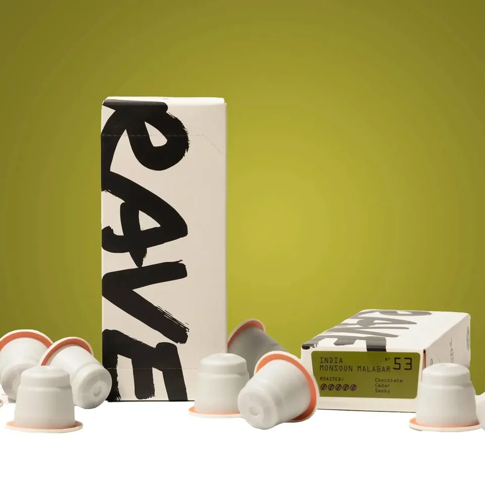 Rave Indian Monsoon Malabar capsule cafea 10 buc ciocolata