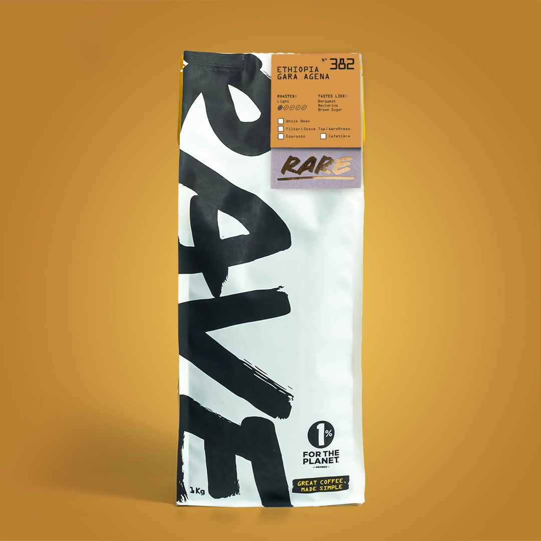 Rave Ethiopia Gara Agena 382 cafea boabe 250g floral fructata