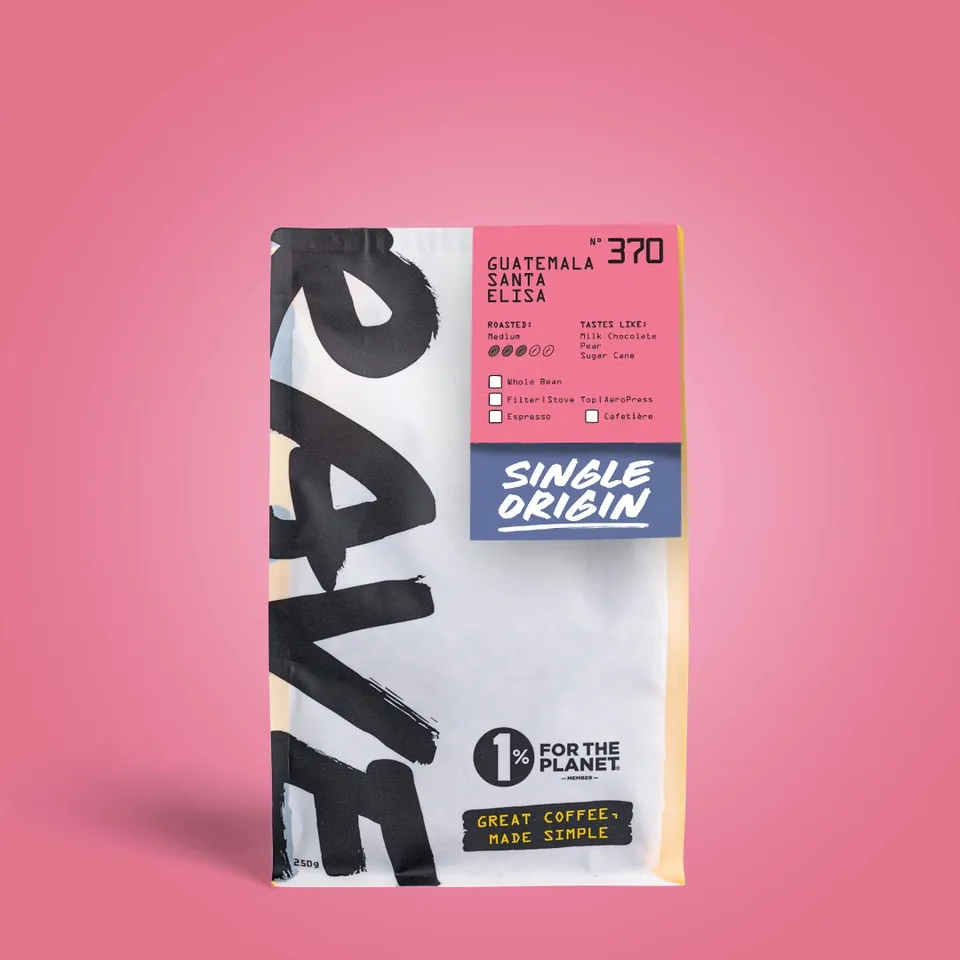 Rave Coffee Guatemala Santa Elisa Nº 370 cafea boabe 250g medie