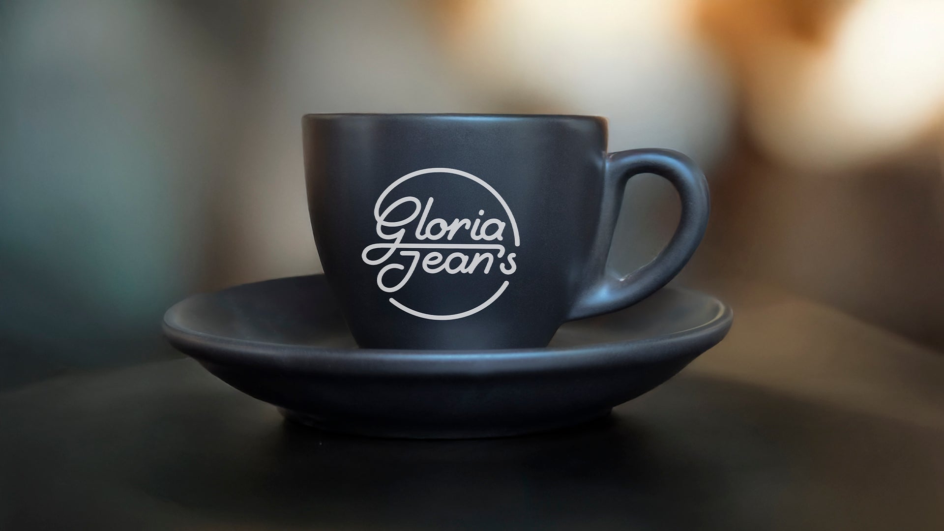 Gloria Jean's Noir Espresso ceașcă ceramică 75ml neagră