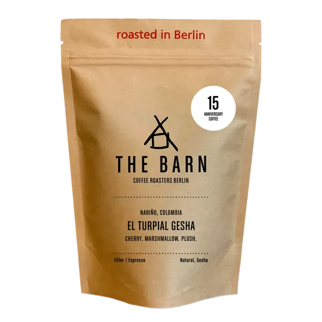 The Barn El Turpial Gesha cafea boabe 100g rară