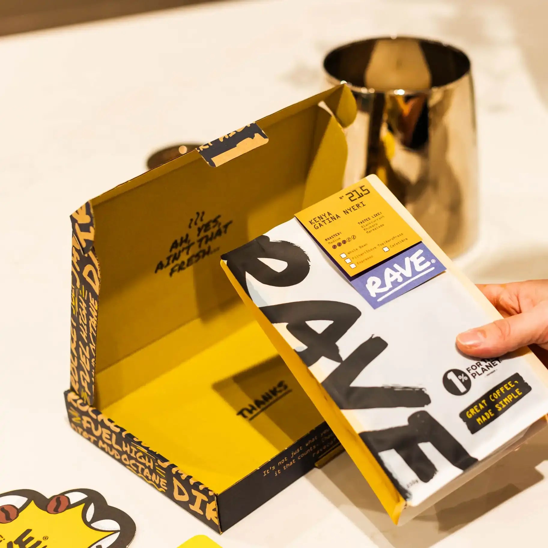 Rave Coffee Gift Subscription abonament cafea 3 luni cadou