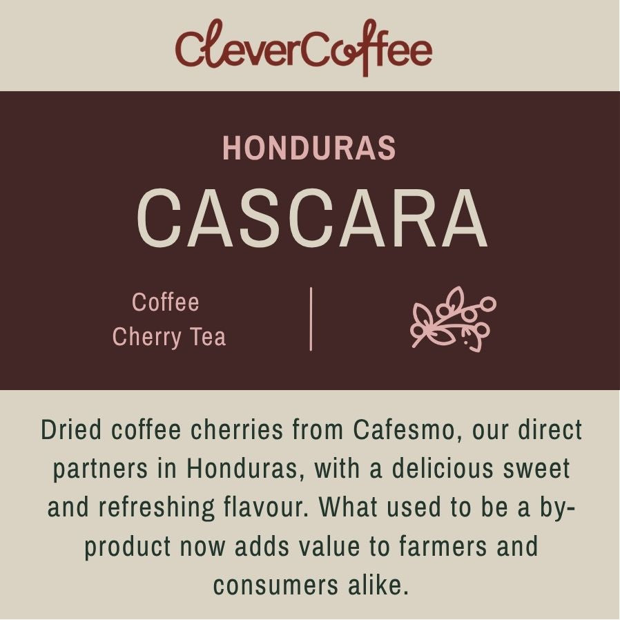 Clever Coffee Cascara Honduras ceai 150 g hibiscus