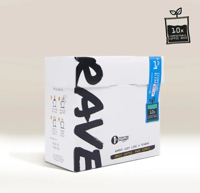Rave Signature Decaf plicuri cafea 10 buc