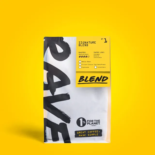 Rave Coffee Signature Blend Nº 1 cafea 250g ciocolatie