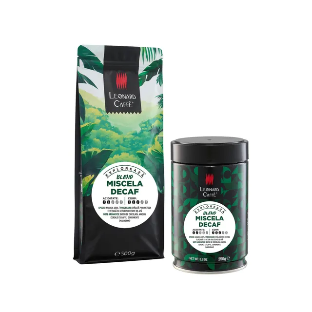 LEONARD Caffe Miscela Decofeinizată cafea fără cofeină