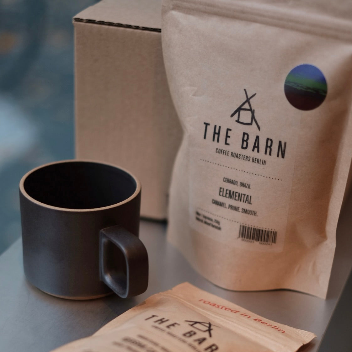 The Barn Elemental Gift Box set cadou cafea Brazilia + cana