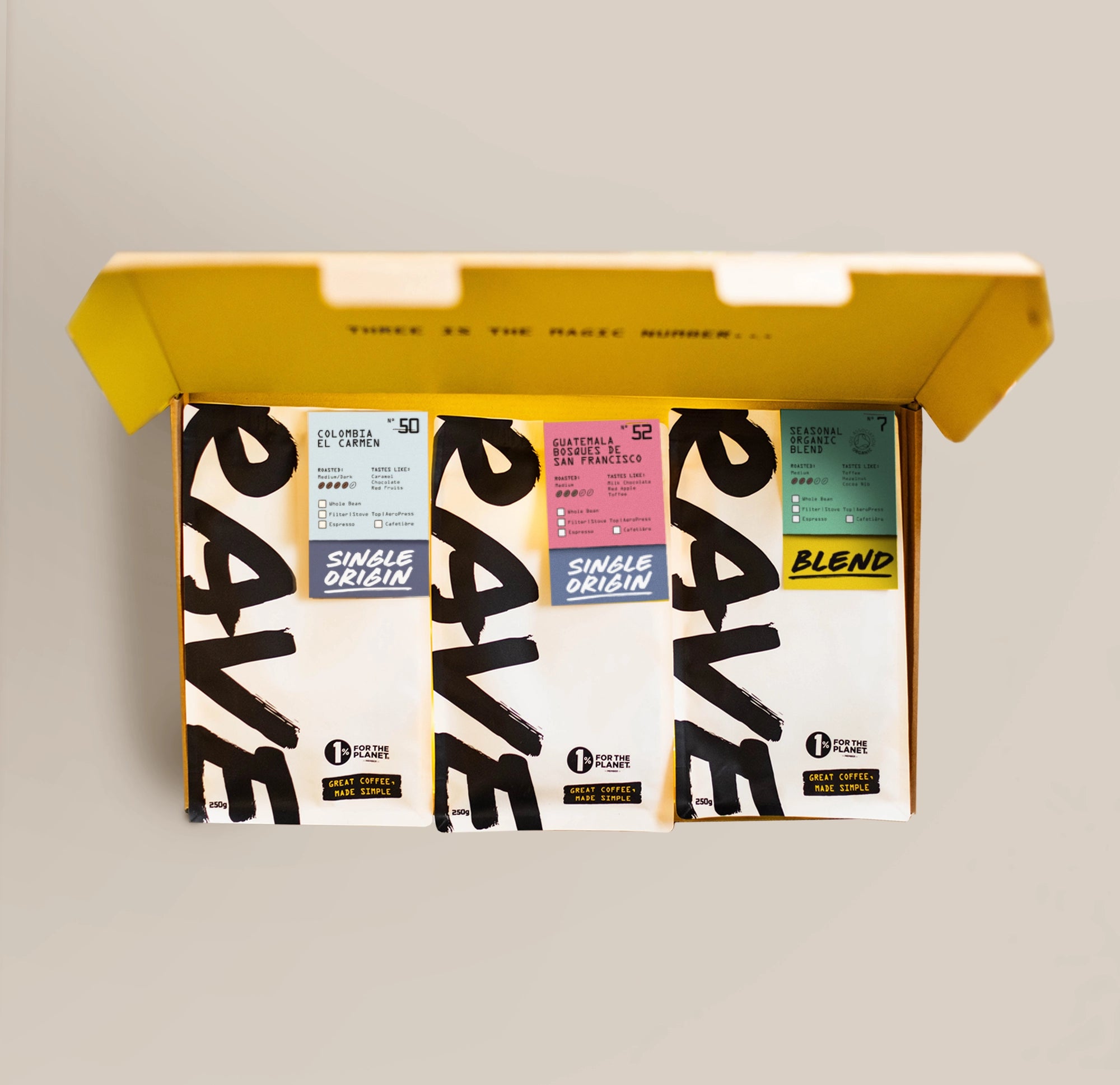 Rave Filter Lover cafea filtru pachet 3x250g
